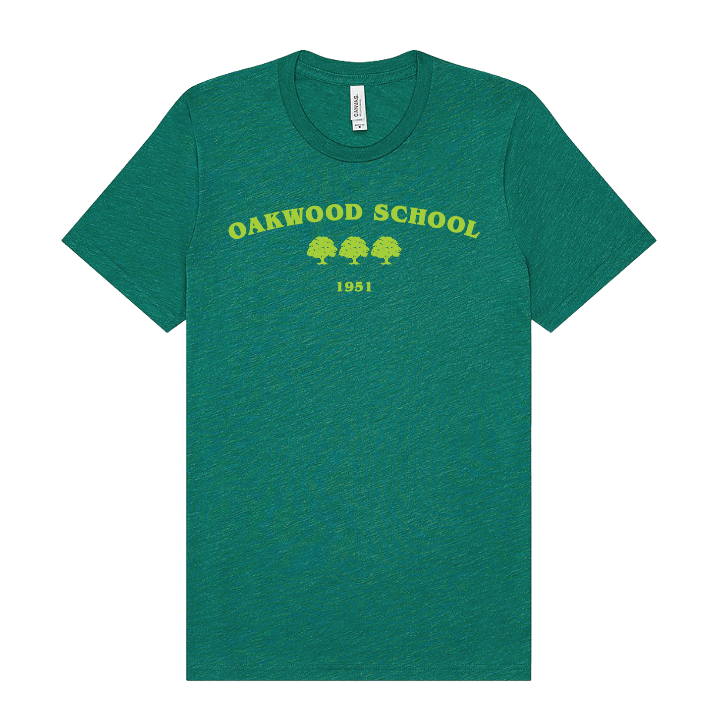 Green Three Trees Tee