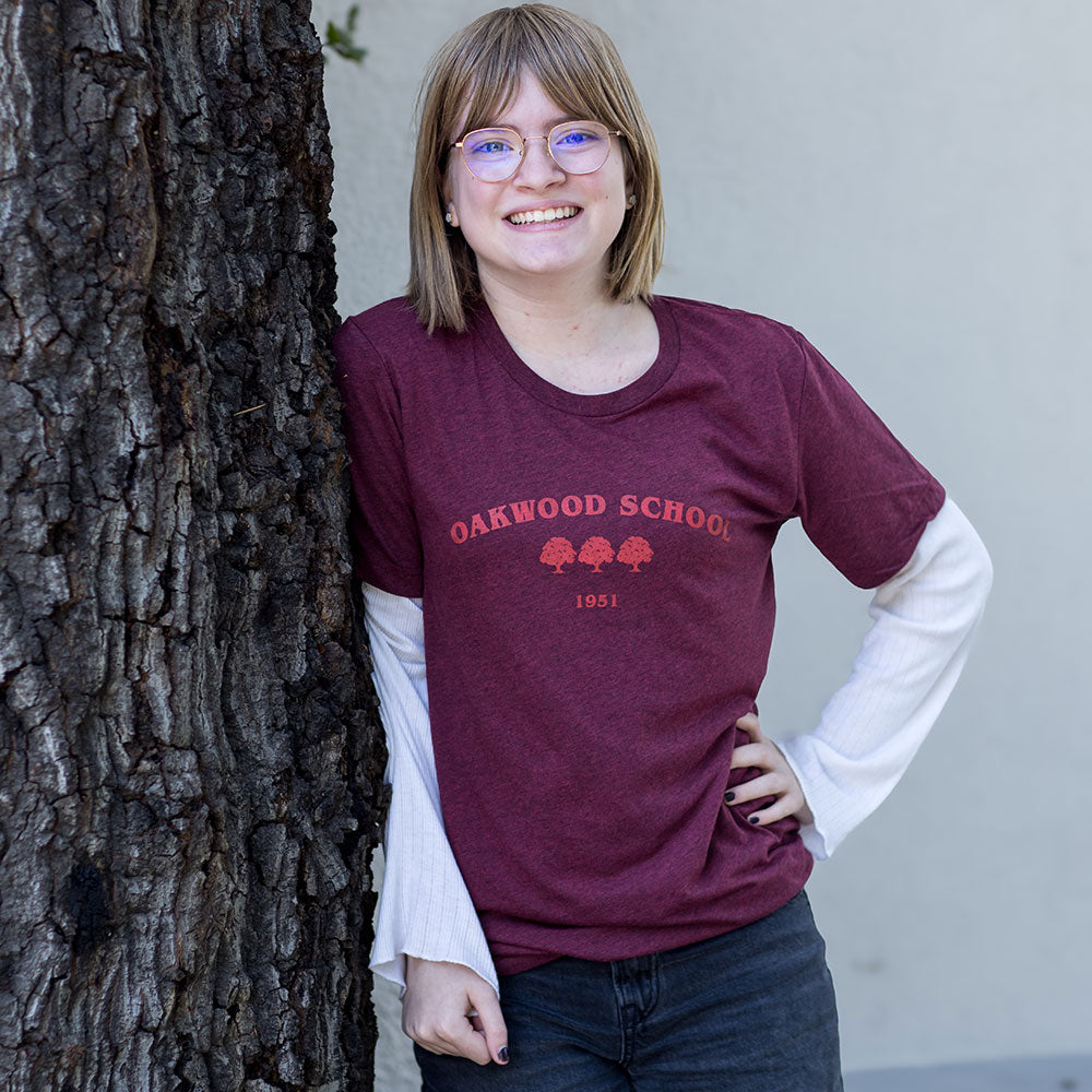 Maroon Three Trees Tee